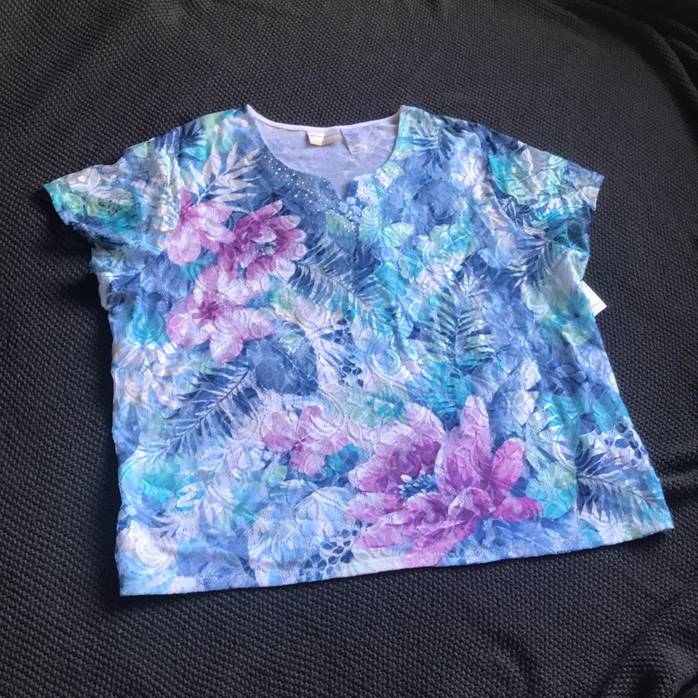 NWT Alfred Dunner Plus Size Top